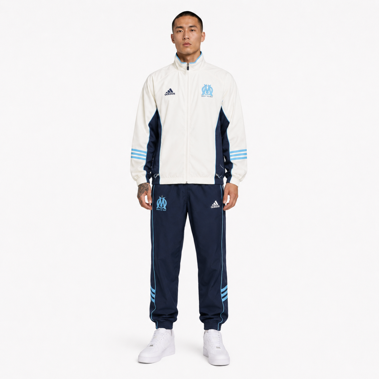 Adidas Olympique Marseille Tracksuit (S)