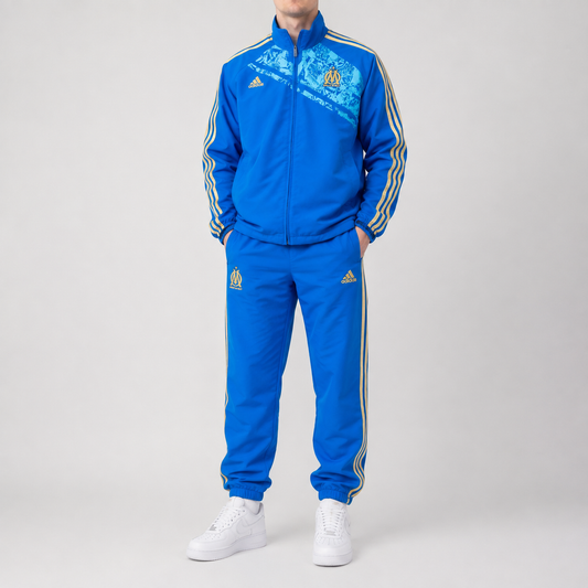 Adidas Olympique Marseille Football Tracksuit (XS)