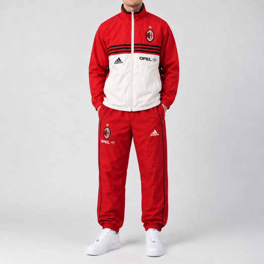 Rare Adidas AC Milan Football Tracksuit (M)