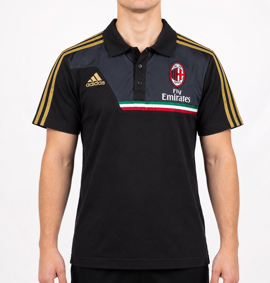 Adidas AC Milan Football Polo Shirt (S)